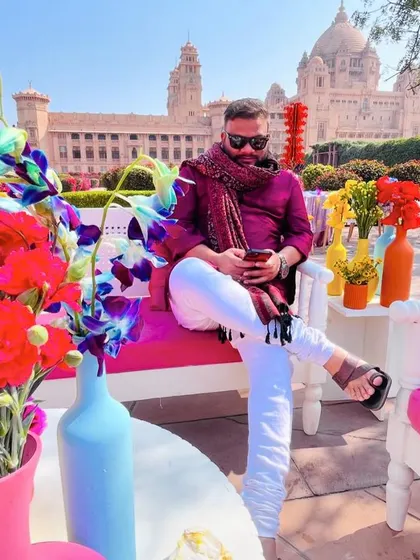 Another look at the stunning setup for a royal wedding in Jodhpur. I curate music for all types of celebrations, big and small.