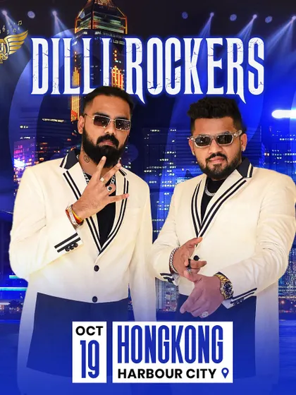 That international feeling! Our lead vocalists representing in Hong Kong. We are proud to take our Indian music to a global stage.