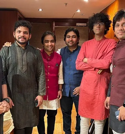 Another group photo with my bandmates. The bond we share is crucial for creating music that connects with the audience.