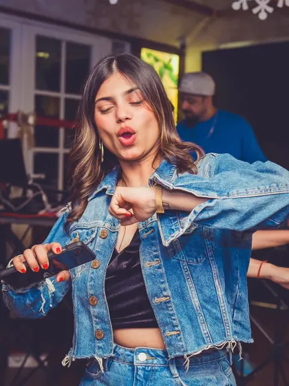 A guest in a denim jacket dancing like nobody's watching. That's the kind of freedom and fun we encourage.