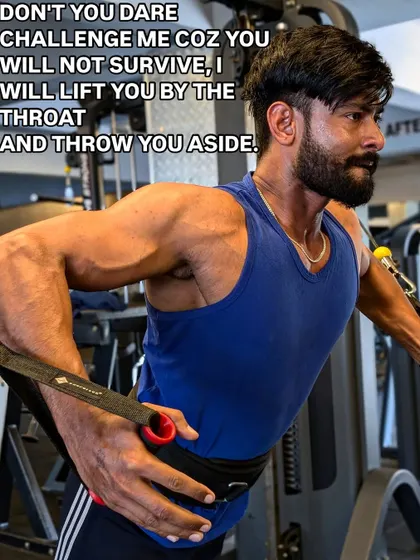 An intense moment during a cable fly, showing the determination required to push through the last few reps of a set.