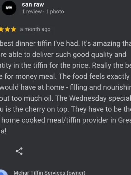 We aim to provide the best value for money. This review confirms that we are delivering good quality and quantity at a fair price, which is a core part of our service.