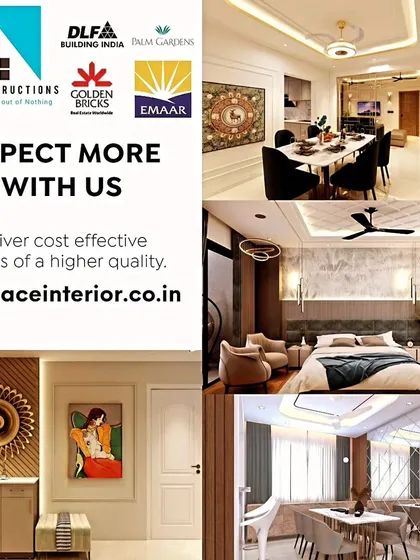 We deliver cost-effective projects of a higher quality. This collage showcases our work with renowned developers like DLF, Emaar, and Palm Gardens, reflecting our experience and reliability.