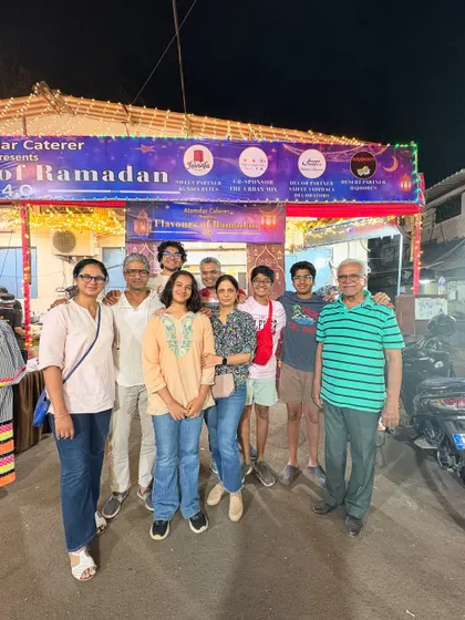 Friends and family gathering outside our venue. We love being the place where you make memories together.