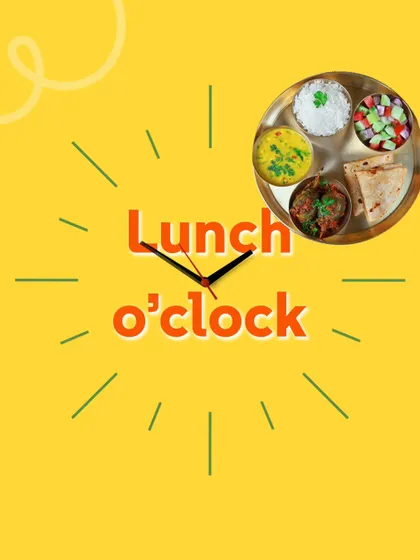 It's lunch o'clock! And the best way to celebrate is with a balanced, delicious thali from True Tiffins.