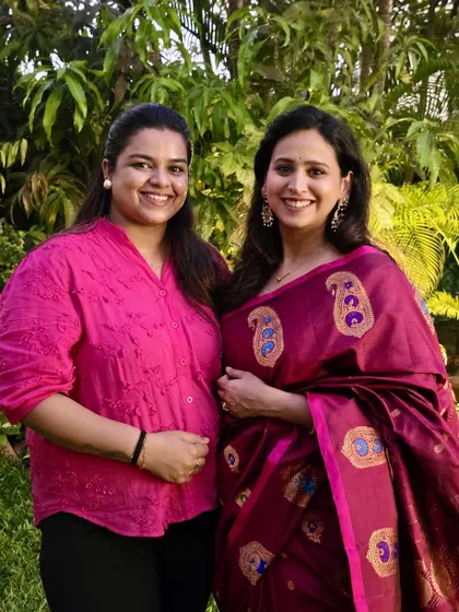 With the wonderful Madhurani Prabhulkar on the set of the music video.