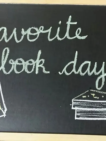 "Favorite Book Day!" A day to celebrate our love for stories.