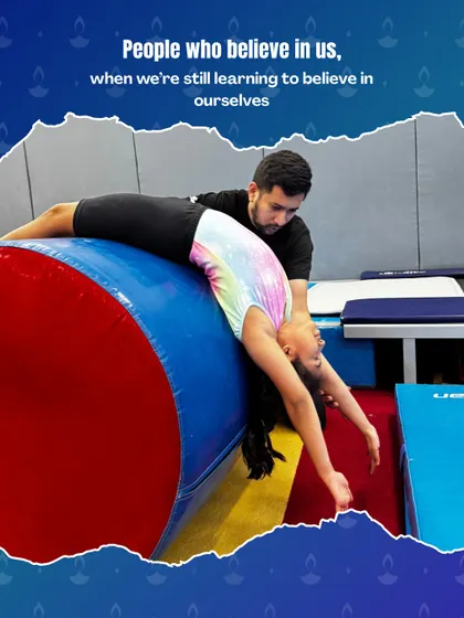 Our coaches are the people who believe in our gymnasts, even when they are still learning to believe in themselves. This unwavering support is crucial for building a child's self-esteem and courage.