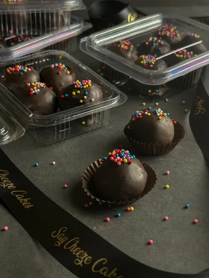 My chocolate cake pops are a fun, mess-free treat for any occasion. Coated in rich chocolate and finished with colorful sprinkles, they are perfect for dessert tables and party favors.