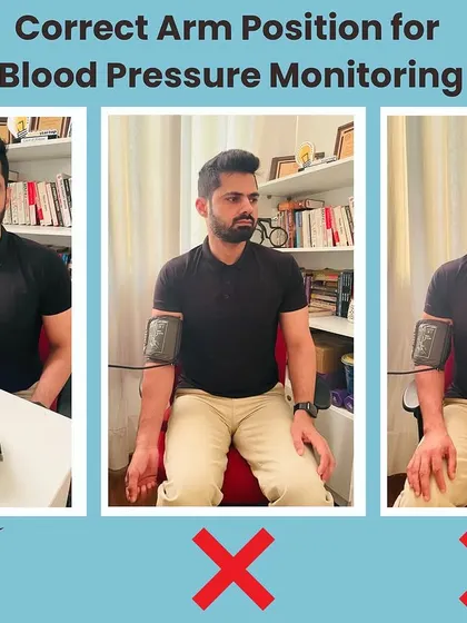 Are you checking your blood pressure correctly? Your arm position can significantly alter the reading. I demonstrate the correct posture to ensure you get an accurate measurement every time.