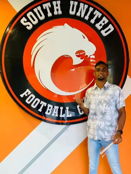 Another shot of Kariappa at the SUFC headquarters, a proud moment for our academy and a clear signal of the pro pathways we offer.