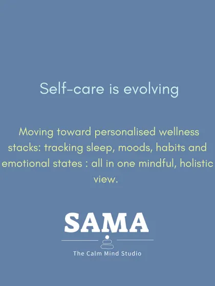 These principles are the heart of SAMA. I believe wellness is shifting from aesthetics to sustainable energy and calm. It's about recovery, mindfulness, and creating device-free spaces where the mind and body can work together holistically.