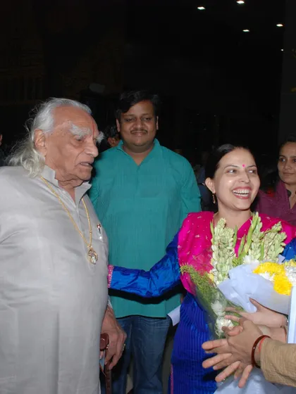 A moment of pure joy and gratitude with Guruji. His presence was a powerful reminder that yoga is a journey of the heart, filled with inspiration and love.