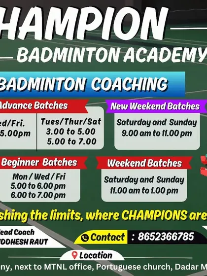 We have updated our batch timings at the Dadar center. Check out the new schedule for our beginner, advanced, and weekend batches to find a time that works for you.