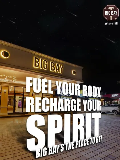 Fuel your body, recharge your spirit. Big Bay at night is the place to be for a relaxing break that keeps you going.