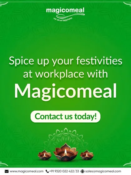 Spice up your festivities at the workplace. This call to action invites you to contact me to elevate your office Diwali celebration with a delectable array of options.