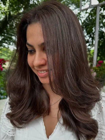She was so happy with her first hair color, and I was so glad she chose me for it.
