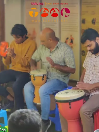 People of all ages and backgrounds come to our community events. The djembe has no borders.