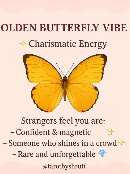 What vibe do you give to strangers? Pick a butterfly to find out if you are perceived as free-spirited and adventurous, charismatic and magnetic, or peaceful and healing.