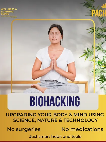 Biohacking is about upgrading your body and mind using science, nature, and technology. There are no surgeries or medications, just smart habits and tools to optimize your life.