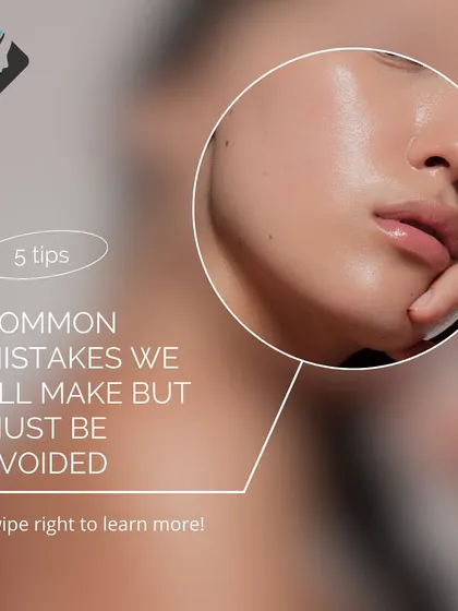 This post introduces five common skincare mistakes that you must avoid to maintain healthy skin. Always consult a certified dermatologist when in doubt.