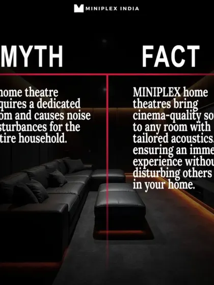 Busting the myth that a home theater has to be a dedicated room that disturbs the whole house. With my tailored acoustic solutions, I can bring cinema-quality sound to any room without noise leakage.
