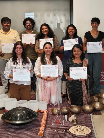 Our March batch of graduates, now skilled sound meditation facilitators and therapists. I am grateful to have held space for these amazing souls as they evolved on their path.