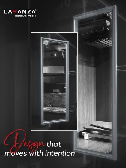 This is design that moves with intention. The pull-out mirror is another example of how my accessories do more than just store; they adapt and elevate.