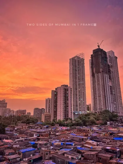 This single frame captures the two sides of Mumbai, where towering skyscrapers rise above resilient slums. My photography aims to tell the unfiltered story of a city, highlighting the contrasts that define its character.