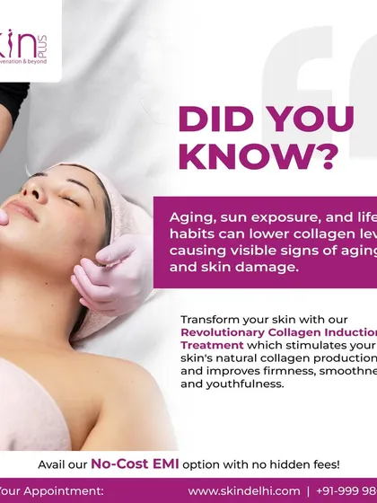 Aging, sun exposure, and lifestyle habits can lower your collagen levels. Our revolutionary Collagen Induction Treatments, like microneedling and PRP, stimulate your skin's natural production to improve firmness and youthfulness.
