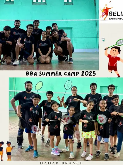 A collage celebrating our Dadar branch's 2025 summer camp. We welcome players of all ages, creating a diverse and supportive group where everyone from young beginners to experienced adults can thrive.