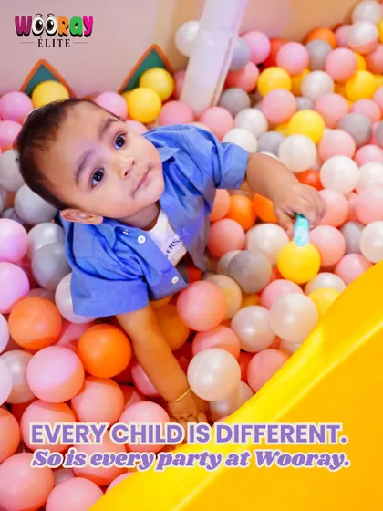 A moment of wonder in the ball pit. We believe every child is different, which is why we offer a wide variety of play experiences to suit every personality.