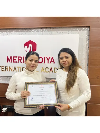 Celebrating the hard work and dedication of another student on her certification day. The future is bright.