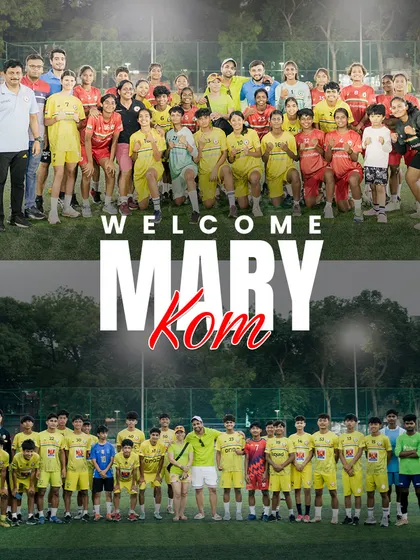 We were honored to welcome the legendary Mary Kom to our campus. A true champion, her presence and words of encouragement were a massive inspiration for all our young athletes, both boys and girls.
