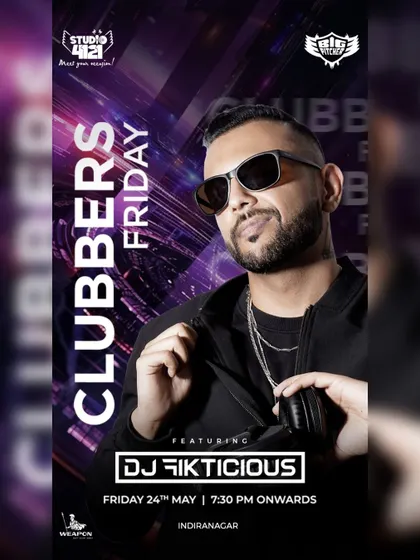 A duplicate of the 'Clubbers Friday' poster.