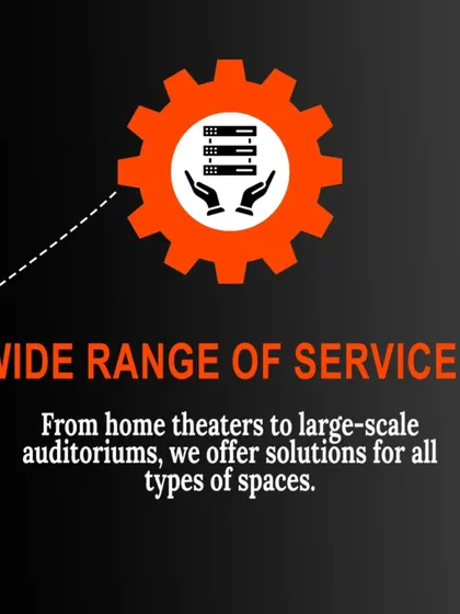 I offer a wide range of services, from private home theaters to large-scale auditoriums and professional recording studios. I have solutions for all types of spaces.