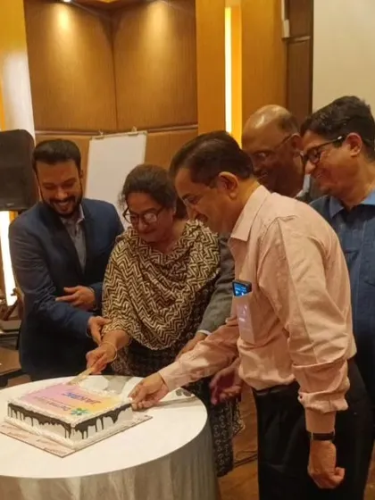 Celebrating the launch of the Dermavidya educational platform with my peers. Such moments mark important steps forward in our collective mission to improve dermatological knowledge and patient outcomes.