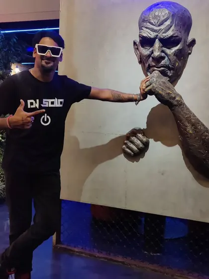 Having a bit of fun. A good sense of humor and not taking yourself too seriously is key to being a great entertainer.