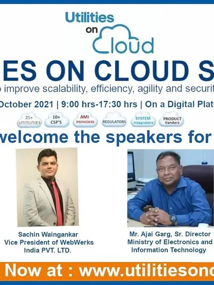 We welcomed another panel of distinguished speakers to the Utilities on Cloud Summit from organizations like STT GDC India, WebWerks, and the Ministry of Electronics and Information Technology.
