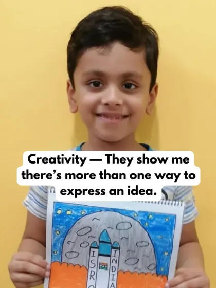 Art is a language with many dialects. This young creator's amazing ISRO rocket drawing shows that there is more than one way to express a big idea, and I love seeing their individual creativity shine.