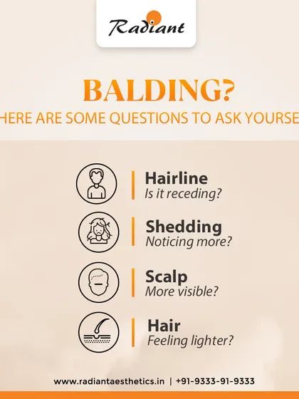 If you're noticing signs of balding, asking these questions can help you assess your situation. Is your hairline receding? Is your scalp more visible? An early consultation can provide the best options.
