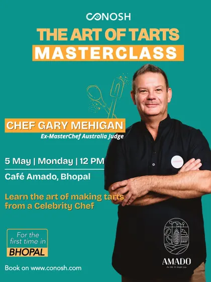 I was proud to bring celebrity Chef Gary Mehigan to Bhopal for the first time for an exclusive "Art of Tarts" masterclass. It was an incredible opportunity for local bakers to learn from a global icon.