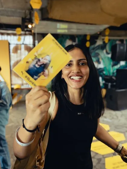 All smiles at the Puma x Bumble mixer. Events like this show that fitness can be social and fun, not just a solo grind in the gym.
