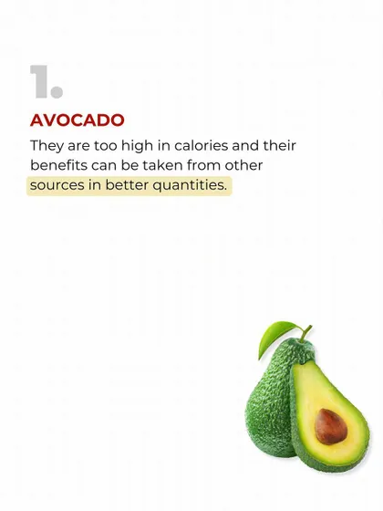 Healthy Food Myth #1: Avocado. While nutritious, avocados are very high in calories. We explain how to get their benefits from other sources.