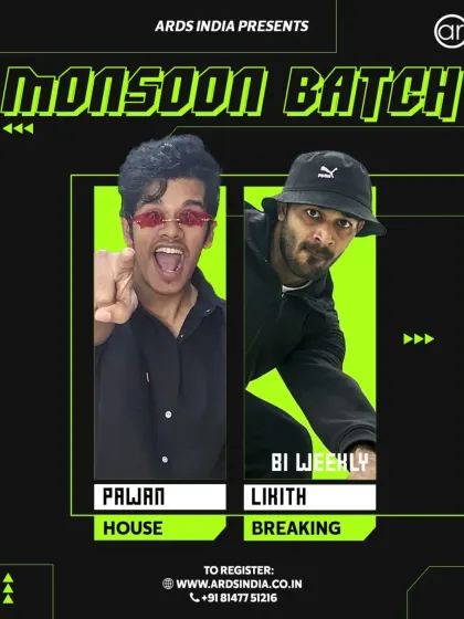 Our Monsoon Batch lineup continues with House and Breaking. Don't let the rain stop your rhythm. Enrollment is open now!