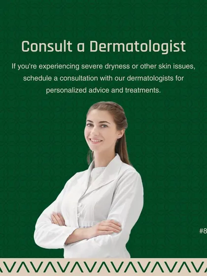 If you are experiencing severe dryness or other persistent skin issues during the winter, it is best to consult a dermatologist. I can provide personalized advice and treatments to address your specific concerns.