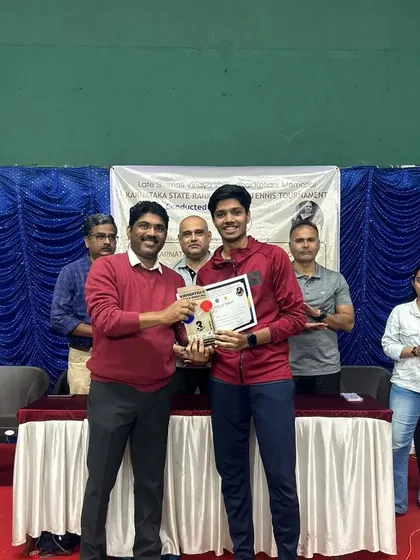 We celebrate a double victory for our players Abhinav and Deshna, who both won gold medals in the U-19 and Seniors categories at the state ranking tournament in Belgaum.