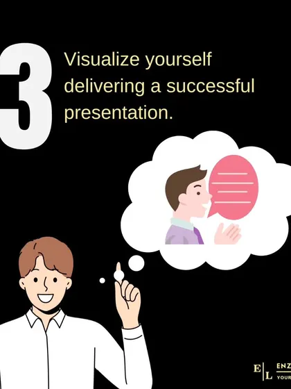 Visualization is a technique used by top performers. I guide my clients to vividly imagine themselves delivering a successful, confident presentation to prime their minds for success.