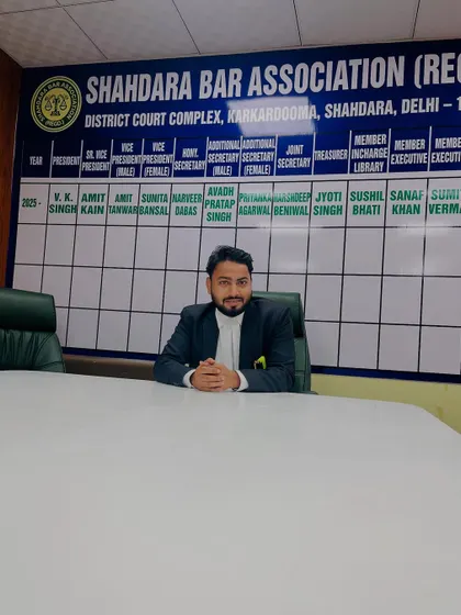 A quiet moment at the Shahdara Bar office. This is where strategies are formed, not just for cases, but for the welfare of the entire legal fraternity.