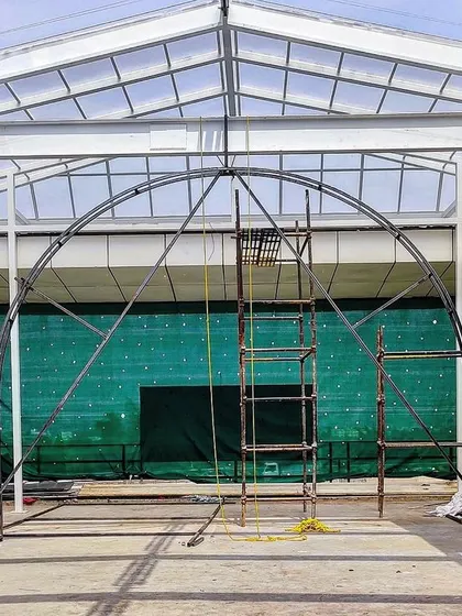 The steel and concrete puzzle of a site visit. This is where we solve challenges and see our designs start to take physical form.
